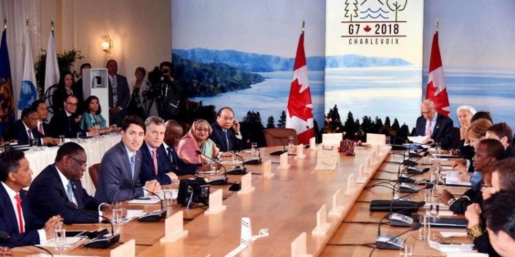 রোহিঙ্গা ইস্যুতে পদক্ষেপ গ্রহণে জি-৭ নেতাদের প্রতি প্রধানমন্ত্রীর আহ্বান