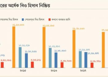 সক্রিয় বিনিয়োগকারী মাত্র ১৩ লাখ