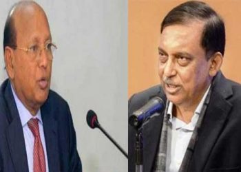 ভোট দিলেন আসাদুজ্জামান খাঁন কামাল ও তোফায়েল আহমেদ