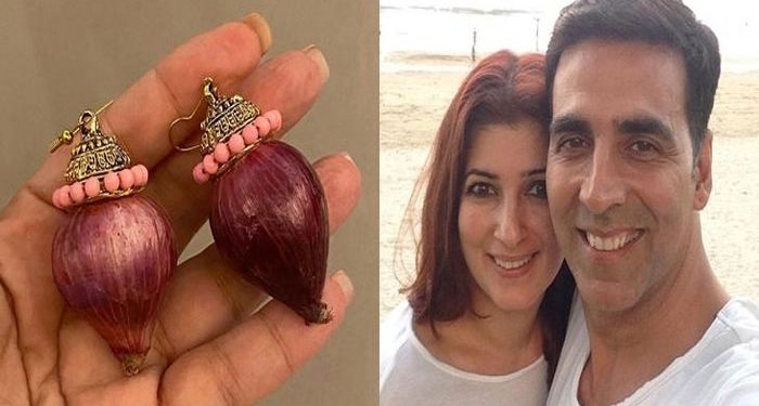 স্ত্রীকে পেঁয়াজের দুল উপহার দিলেন অক্ষয়!
