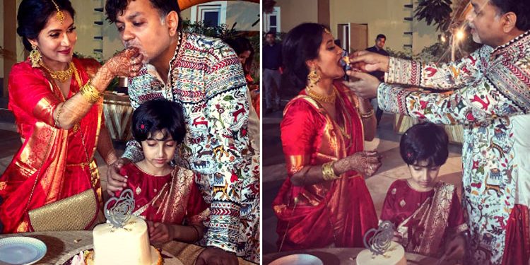 এবার বৌভাতের পর্বটাও সারলেন সৃজিত-মিথিলা