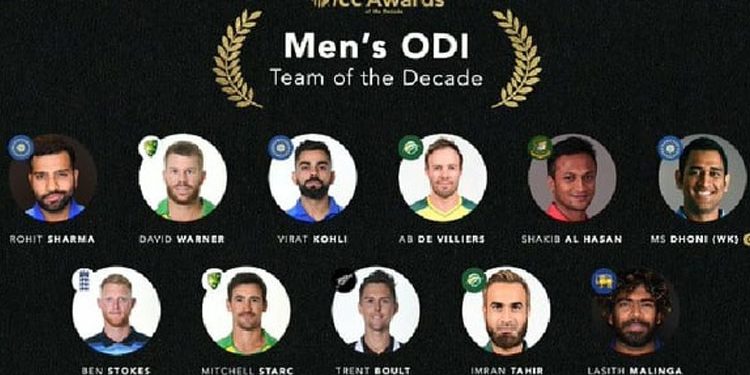 আইসিসির টি-টোয়েন্টি দশক সেরা একাদশে আছেন যারা