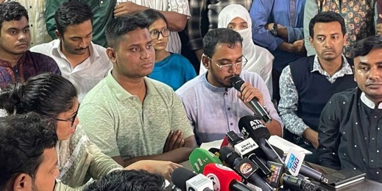 সব ছাত্র সংগঠনের সমন্বয়ে নতুন কর্মসূচি ঘোষণা