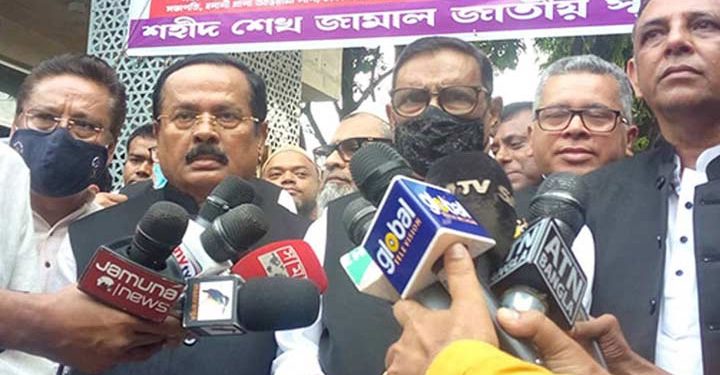 গণতন্ত্রের পথে বাধা বিএনপি: ওবায়দুল কাদের