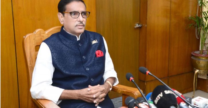 বিএনপির উসকানির ফাঁদে পা দেবে না সরকার: ওবায়দুল কাদের